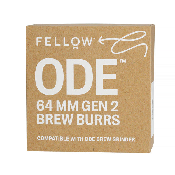 Fellow Ode Brew Grinder White + ODE Gen 2 Brew Burrs - Mod Rockers