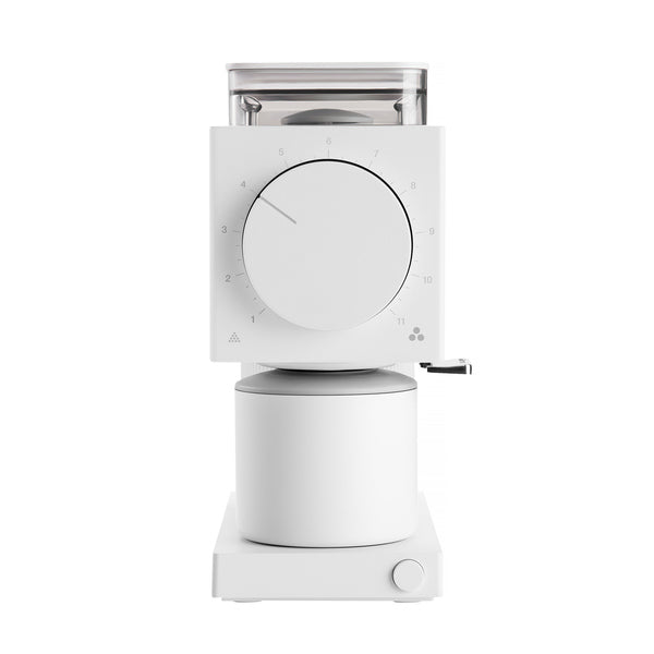 Fellow Ode Brew Grinder White + ODE Gen 2 Brew Burrs - Mod Rockers